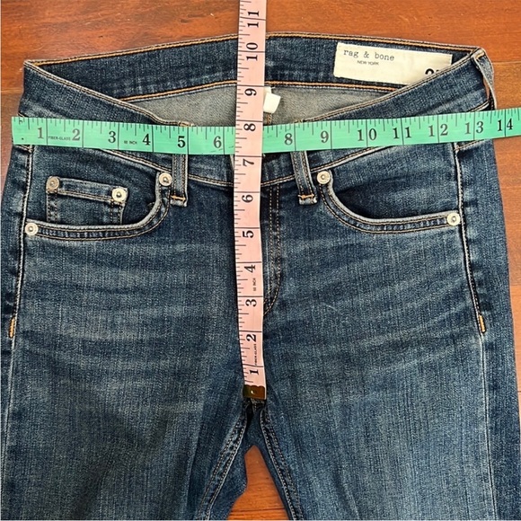 rag & bone Mid-Rise Ankle Skinny in Hampton - Picture 10 of 16